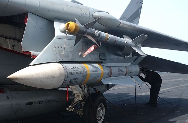 The AIM-54 Phoenix missile, developed in the 1970s by Hughes Aircraft, is one of the most notable air-to-air missiles ever created, largely due to its advanced capabilities and strategic importance.